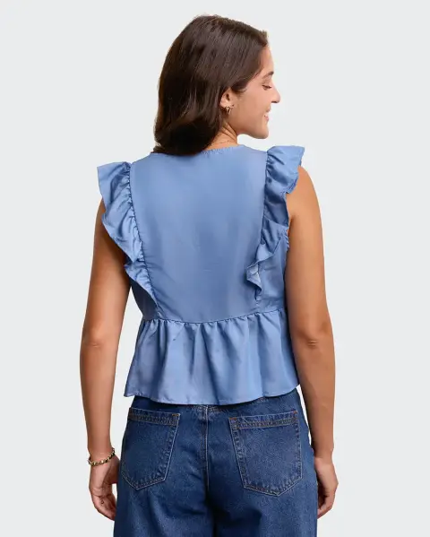 Blusa Yule Medium Wash