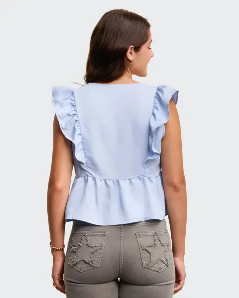 Blusa Yule Light Wash