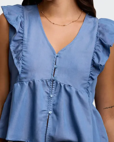 Blusa Yule Medium Wash