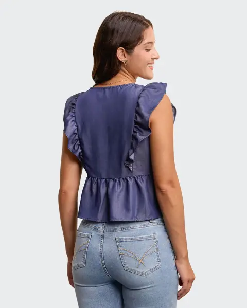 Blusa Yule Dark Wash
