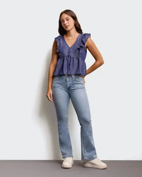 Blusa Yule Dark Wash