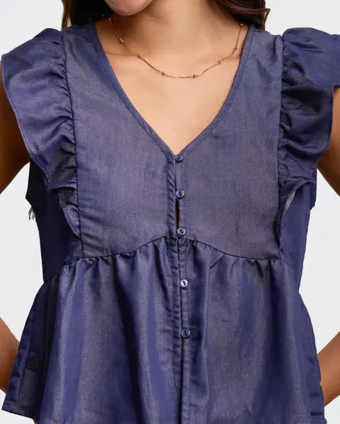 Blusa Yule Dark Wash
