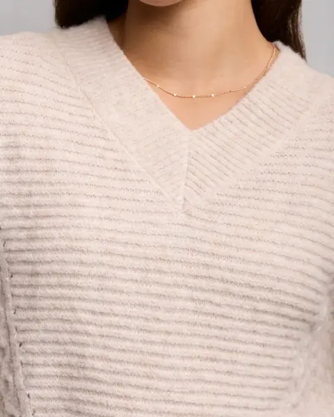 Chompa Yesli Beige Crema