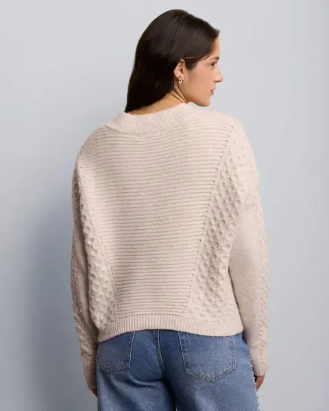 Chompa Yesli Beige Crema