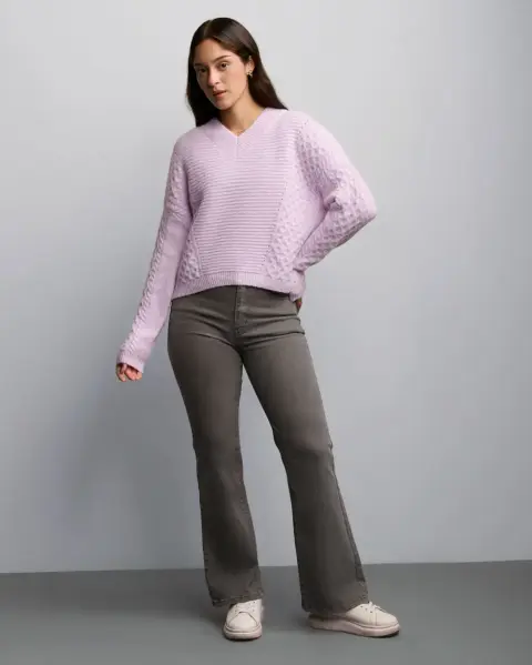 Chompa Yesli Lila Violeta