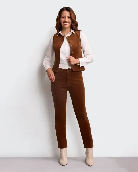 Pantalón Tana Marron Chocolate