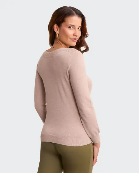 Chompa Namora Beige Melange
