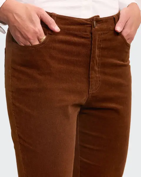 Pantalón Tana Marron Chocolate