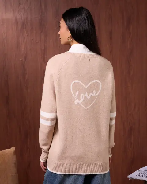 Chompa Cristina Beige