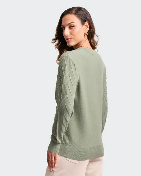 Chompa Mora 3a Verde Vintage