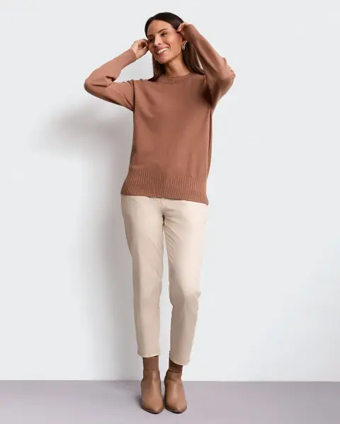 Chompa Mora 3b Marron Roble