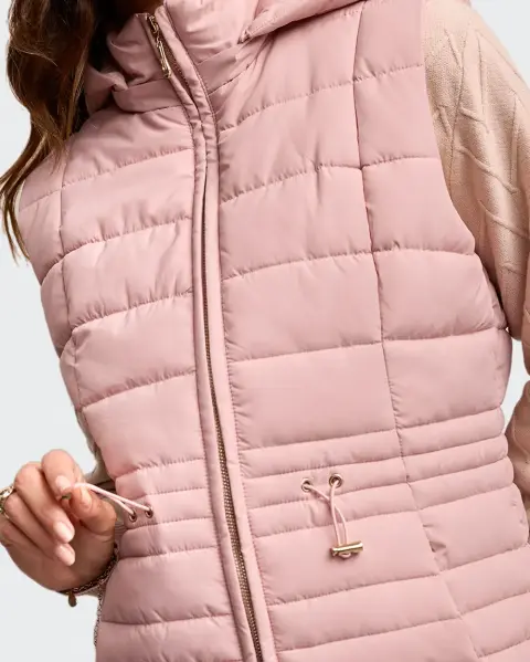 Chaleco Paola 3 Rosa Nube