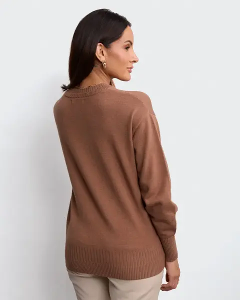 Chompa Mora 3b Marron Roble