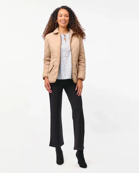 Casaca Jenifer Beige Botanico
