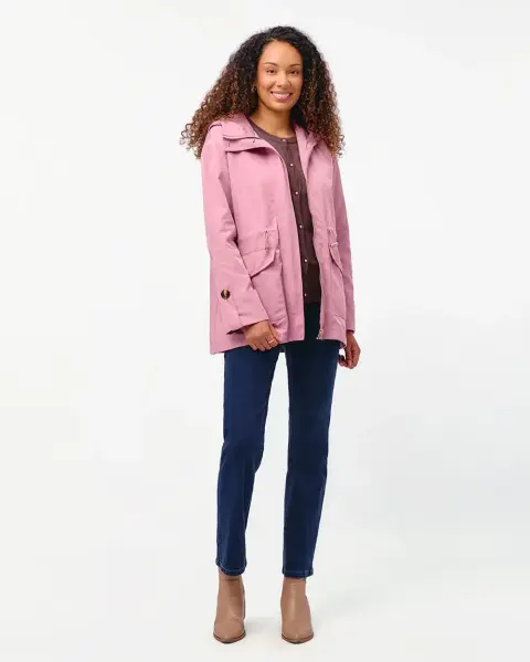 Casaca Rouse Malva Rosa