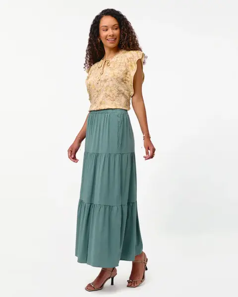 Blusa Vale Beige Crema