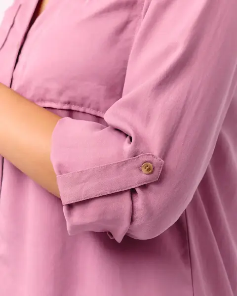 Blusa Miluska Malva Rosa