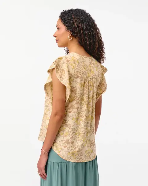 Blusa Vale Beige Crema