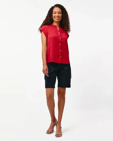 Blusa Cata Solid Teja Dusty