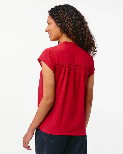 Blusa Cata Solid Teja Dusty