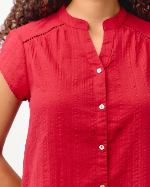 Blusa Cata Solid Teja Dusty