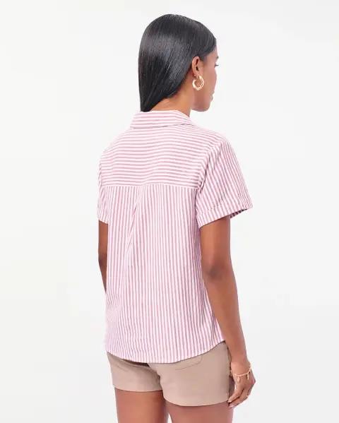 Blusa Camila Print Palo Rosa Garnet