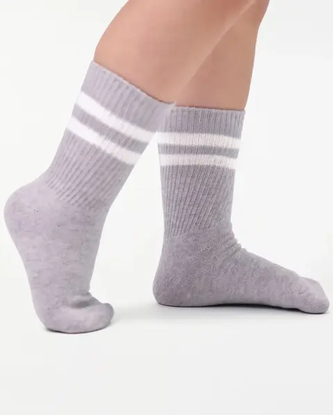 Calcetines Medias Pack De 3 Unidades Unisex Riley Negro/gris/blanco