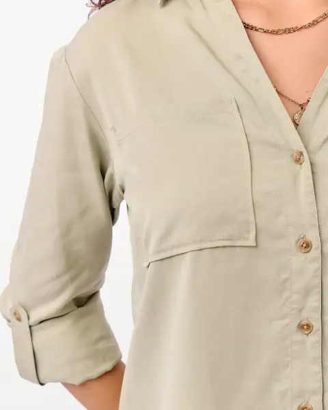 Blusa Miluska Verde Salvia