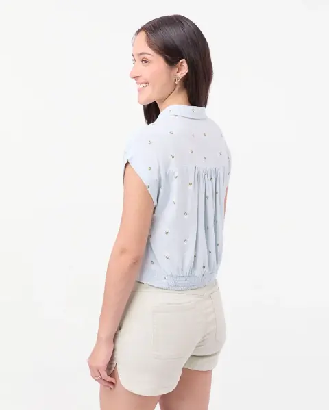 Blusa Sima Celeste