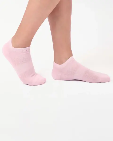 Calcetines Pack X 3 Damaris Celeste/Melange/Rosado
