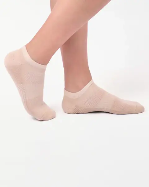 Calcetines Pack X Damaris Coco/Crema/Negro