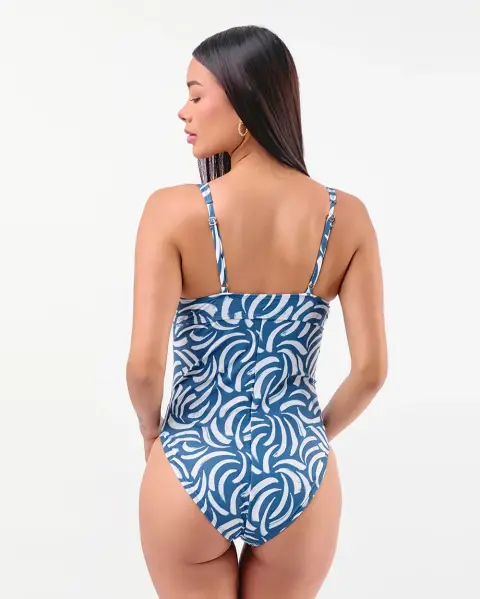 Ropa De Baño Abril Azul