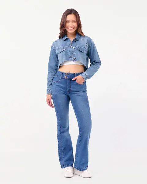 Casaca Tiana Total Faded Melange
