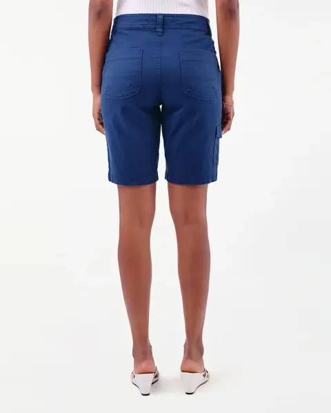 Bermuda Margaret Solid Azul Real