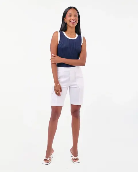 Bermuda Margaret Solid Blanco Optico