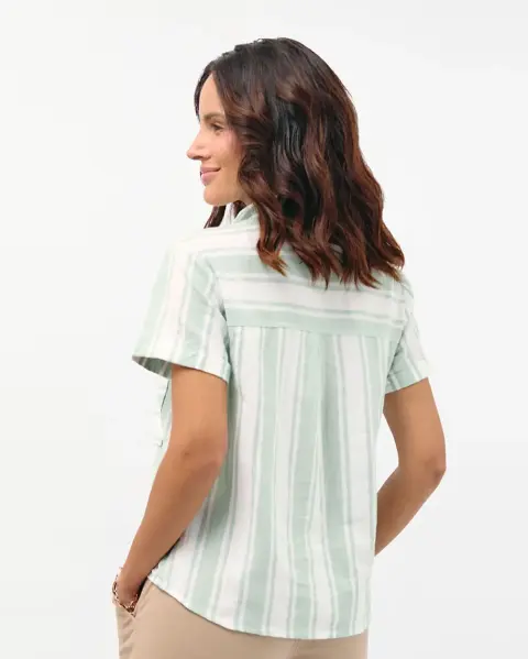 Blusa Camila Print Verde Atlantis
