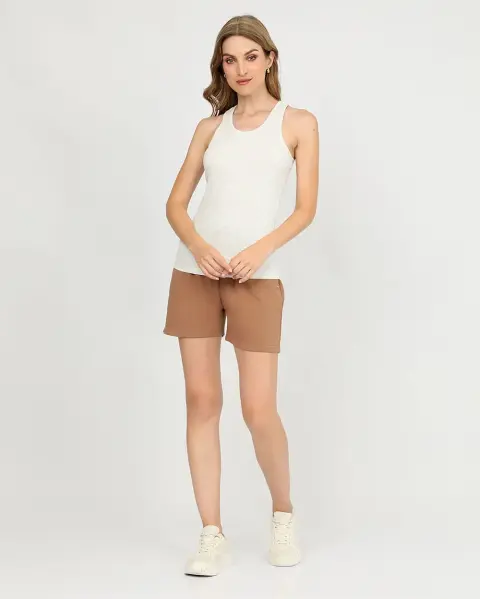 Top Mey Core Crema Heather Poly