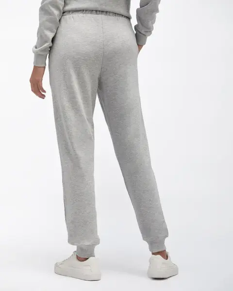 Jogger Rosa Core Gris Fit Poly Htr