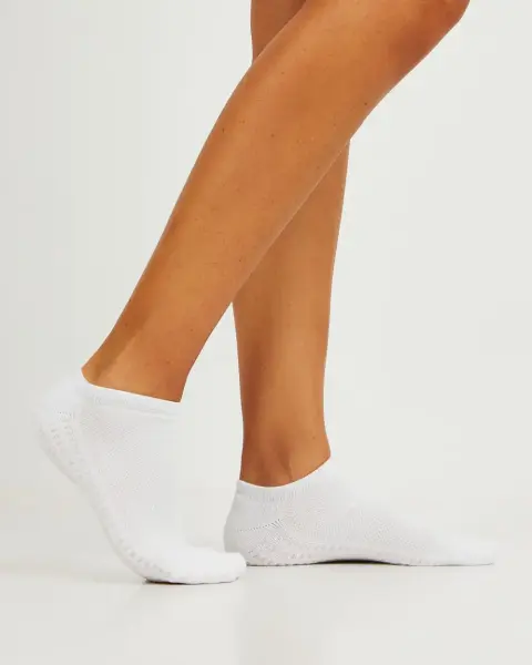 Calcetines Pack x 3 Mitzy Blanco / Gris / Turquesa