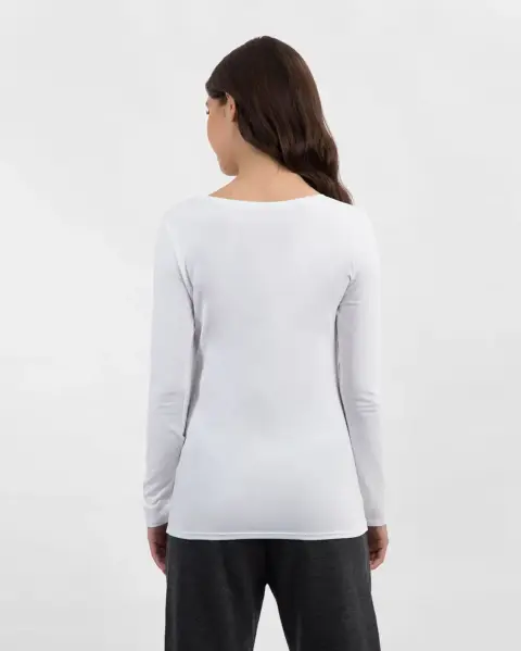 Polo Mariluna Core Blanco