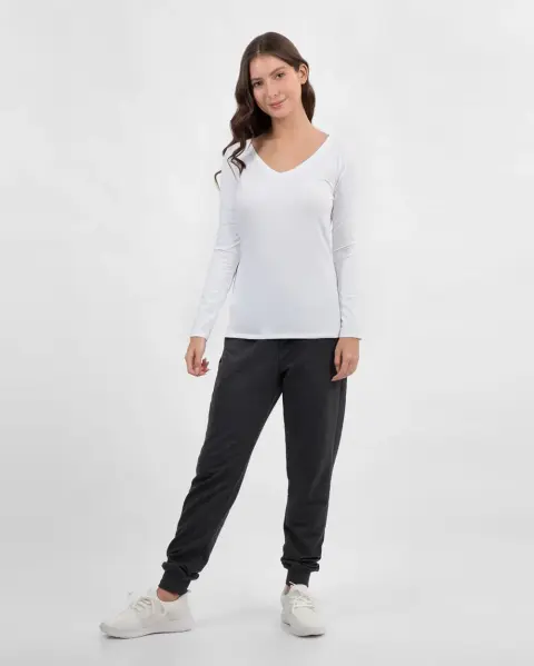 Polo Mariluna Core Blanco