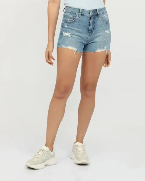 Short Jean Florinda Azul