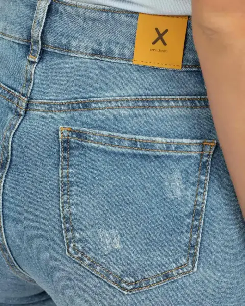 Short Jean Florinda Azul