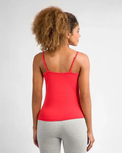 Top Rubí Core Tiras Rojo