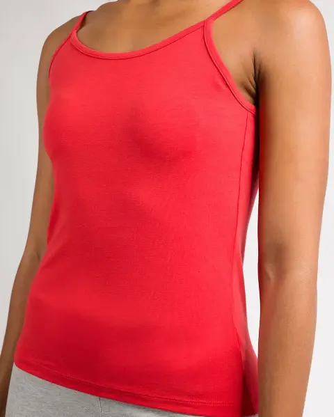 Top Rubí Core Tiras Rojo
