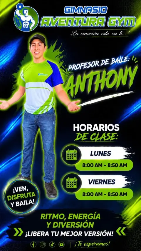 Gimnasio Aventura Gym Chimbote: musculación, funcional, fight training y clases de baile en Jr. Elías Aguirre 181, Chimbote