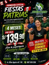 Membresía 4 meses de Fiestas Patrias