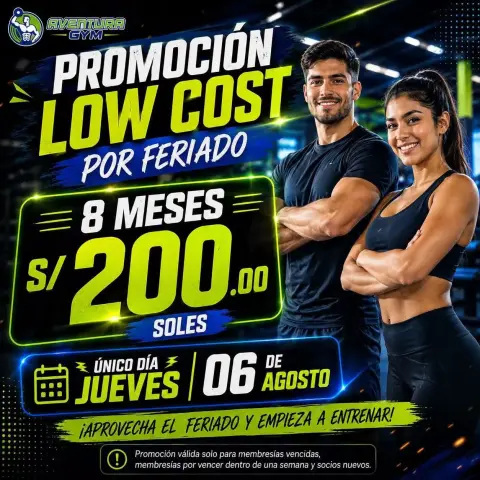 Gimnasio Aventura Gym Chimbote: musculación, funcional, fight training y clases de baile en Jr. Elías Aguirre 181, Chimbote
