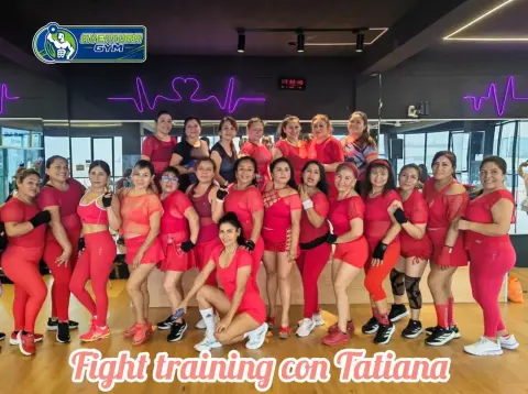 Fight training con la profesora Tatiana