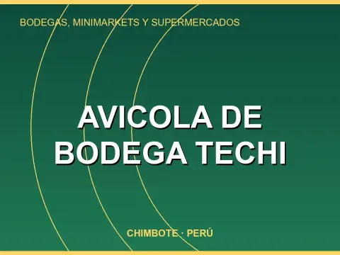 Avicola De Bodega Techi